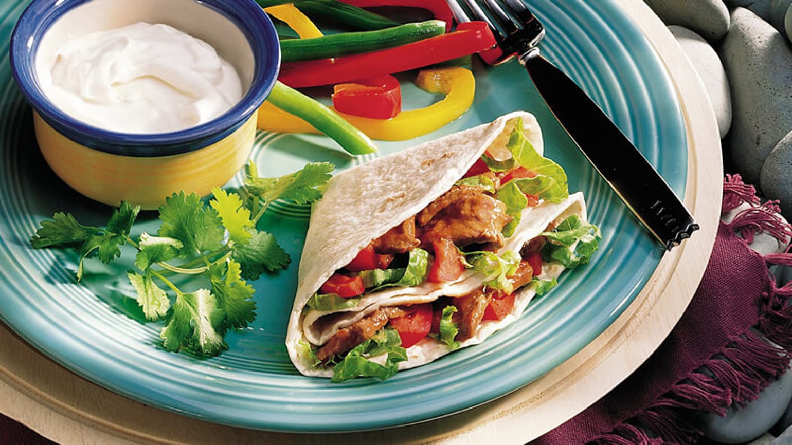 Fajitas Au Boeuf Épicé Sucré